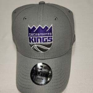 Sacramento Kings New Era gray youth Hat adjustable